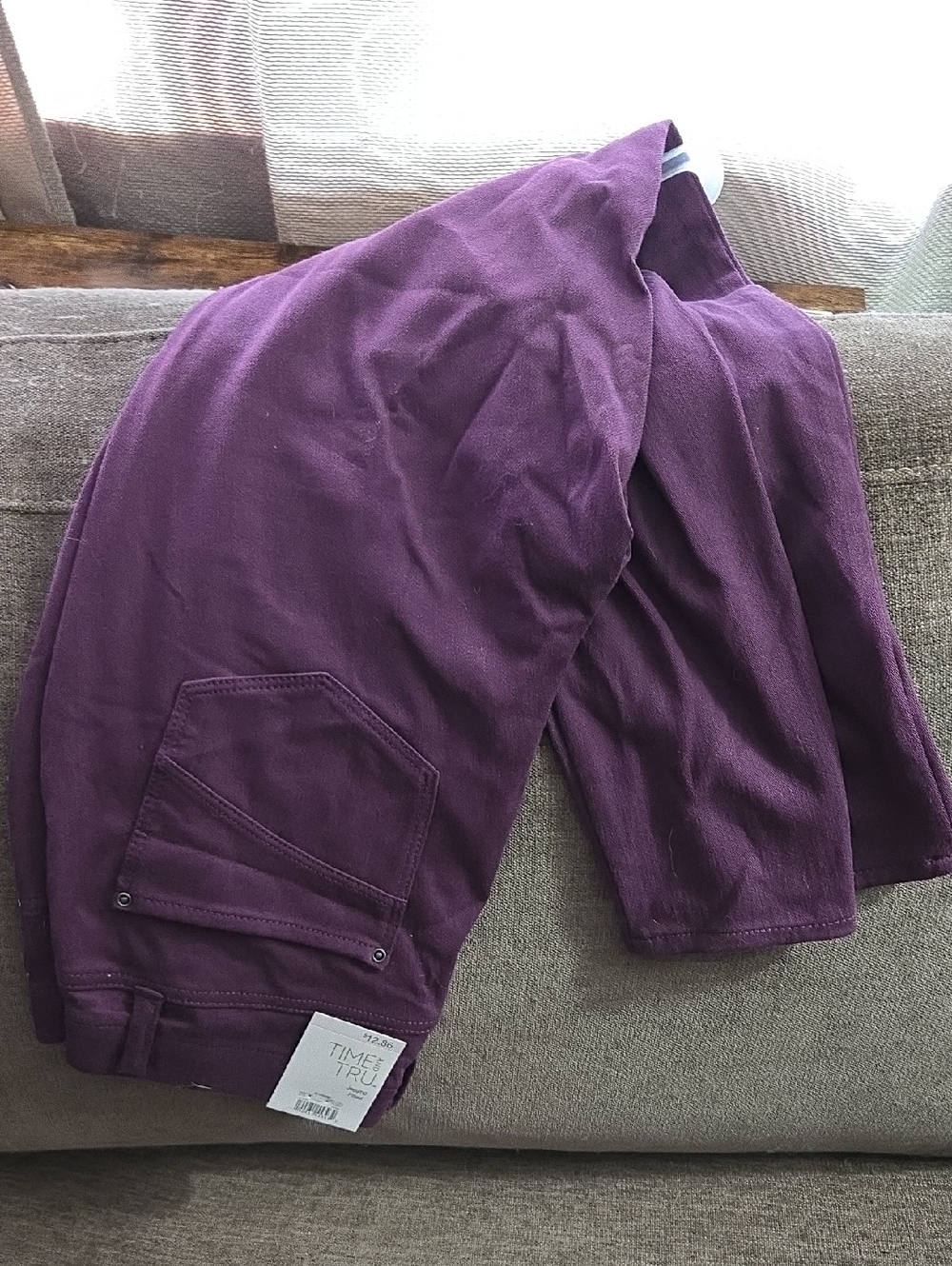 Time and Tru Plum Skinny Pants